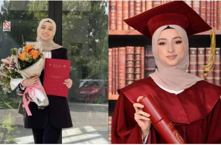 Zehra Ebibi, der beste Mathematikstudent mit einer durchschnittlichen Note 9.58